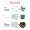 VEVOR Crop Cage, 11.6 x 3.9 x 6.3 ft Plant Protection Tent with Zippered Door, Wind-Resistant Tall Crop Cage, Easy to Install, Outdoor Raised Bed Cover, Tomato Plant Netting for Garden Patio Lawn