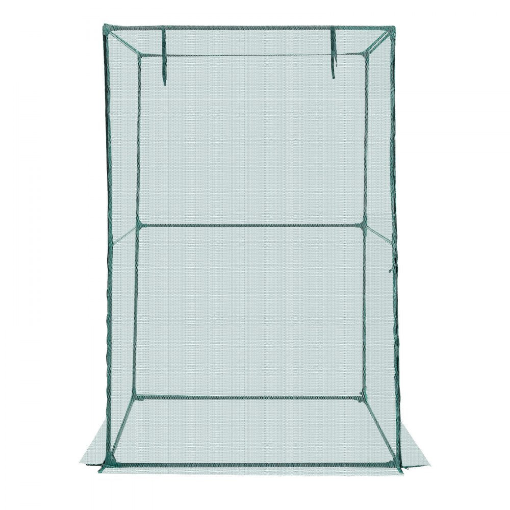 VEVOR Crop Cage, 3.9 x 3.9 x 5.9 ft Plant Protection Tent with Zippered Door, Wind-Resistant Tall Crop Cage, Easy to Install, Outdoor Raised Bed Cover, Tomato Plant Netting for Garden Patio Lawn