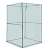 VEVOR Crop Cage, 3.9 x 3.9 x 5.9 ft Plant Protection Tent with Zippered Door, Wind-Resistant Tall Crop Cage, Easy to Install, Outdoor Raised Bed Cover, Tomato Plant Netting for Garden Patio Lawn