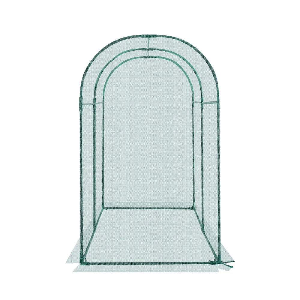 VEVOR Crop Cage, 5.9 x 2.98 x 4.9 ft Plant Protection Tent with Zippered Door, Wind-Resistant Tall Crop Cage, Easy to Install, Outdoor Raised Bed Cover with Frame, Plant Netting for Garden Patio Lawn