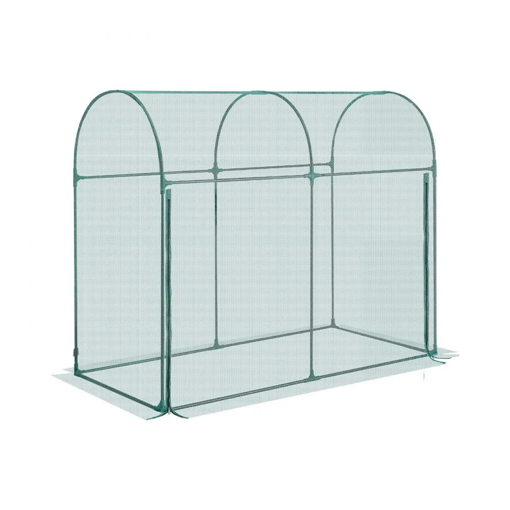 VEVOR Crop Cage, 5.9 x 2.98 x 4.9 ft Plant Protection Tent with Zippered Door, Wind-Resistant Tall Crop Cage, Easy to Install, Outdoor Raised Bed Cover with Frame, Plant Netting for Garden Patio Lawn