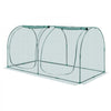 VEVOR Crop Cage, 8.1 x 3.9 x 3.9 ft Plant Protection Tent with Zippered Door, Wind-Resistant Tall Crop Cage, Easy to Install, Outdoor Raised Bed Cover with Frame, Plant Netting for Garden Patio Lawn