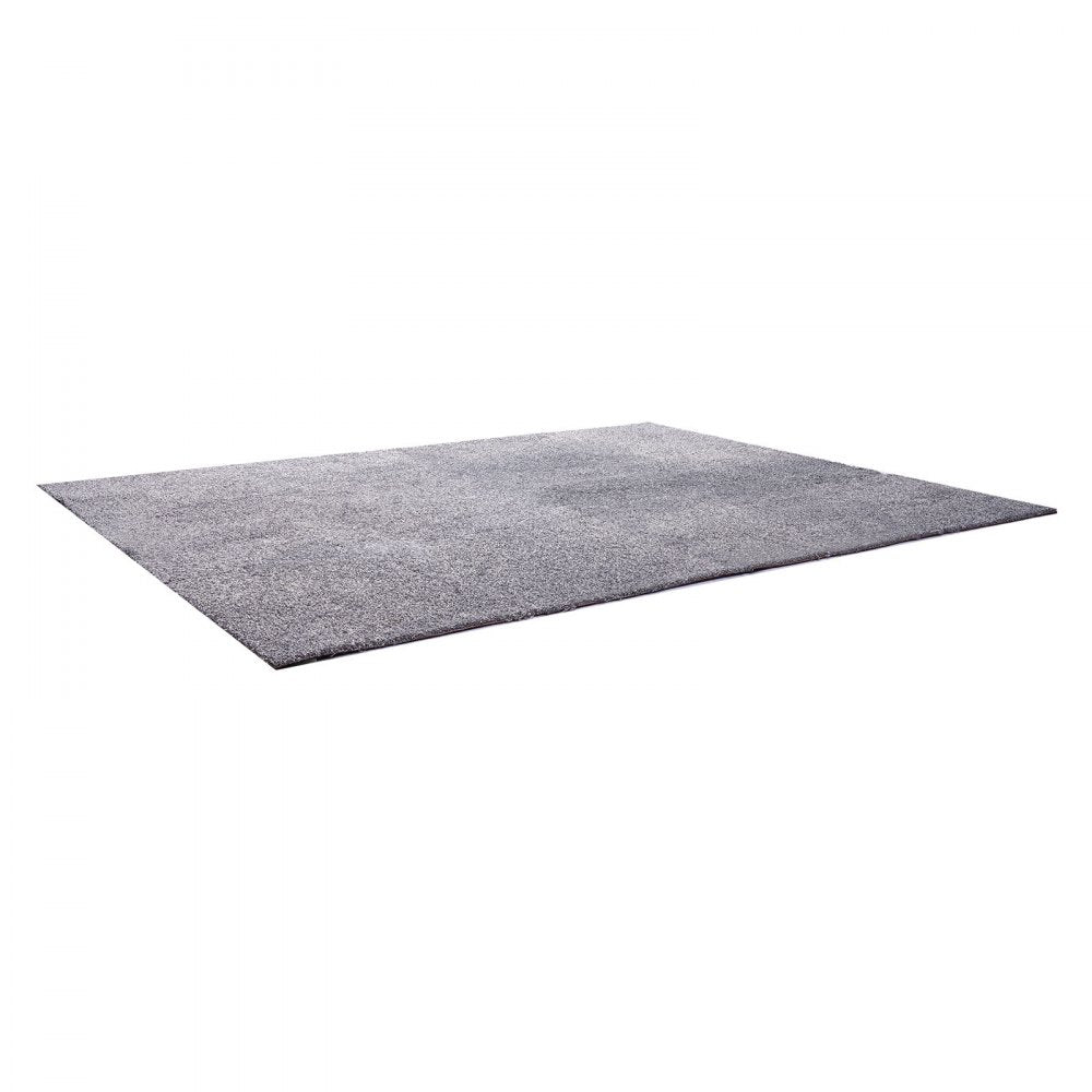 VEVOR Carpet Tiles 18x18 inch, 10 Pack Carpet Square Rug Detachable & Damage-free, Self Adhesive Home Floor Soft Plush Padded for 22.5sq.ft Coverage, Easy DIY for Living Room & Bedroom, Gray