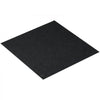 VEVOR Carpet Tiles Peel and Stick, 24” x 24” Squares Self Adhesive Carpet Floor Tile, Soft Padded Carpet Tiles, Easy Install DIY for Bedroom Living Room Indoor Outdoor (15Tiles, Carbon Black)