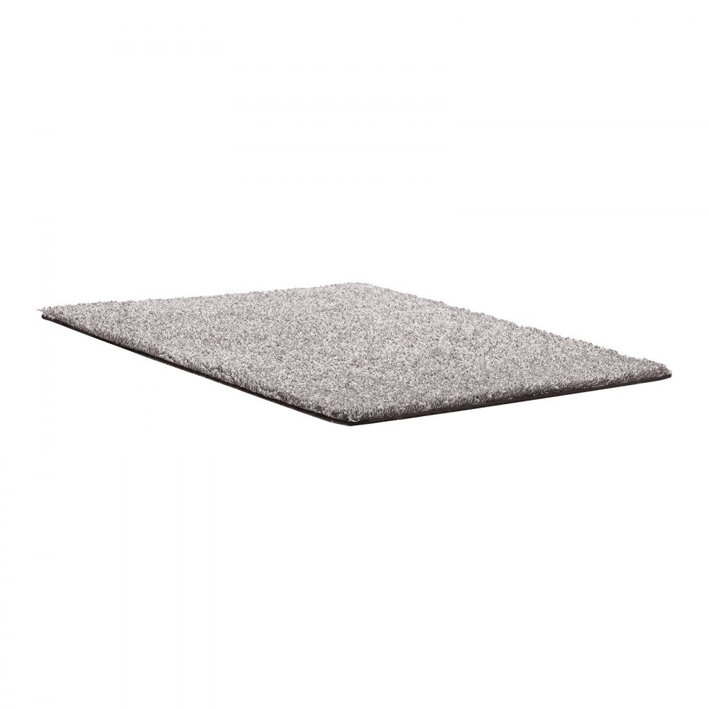 VEVOR Carpet Tiles 18x18 inch, 10 Pack Carpet Square Rug Detachable & Damage-free, Self Adhesive Home Floor Soft Plush Padded for 22.5sq.ft Coverage, Easy DIY for Living Room & Bedroom, Dark Brown