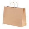 VEVOR Kraft Paper Bags with Handles, 50Pcs 16 x 6 x 12 in, Large Paper Grocery Bags, Reusable & Recycled Brown Take-Out Sacks, Plain Party Bag Bulk for Birthday, Wedding, Business, Goody, Craft