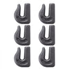 VEVOR Weld-on Grab Chain Hooks 3/8" Heavy Duty Tow Hook G70 Forged Steel 6 Packs Tractor Hook Weldable Compatible for Tractor Bucket, Crane, Chain Hoist, Forklift, Maximum Break Strength 15,000 lbs