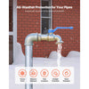 VEVOR Pipe Insulation Wrap, 32.8 FT x 2-inch Pipe Insulation Tape with Aluminum Foil Layer, Self-Adhesive Foam and Foil Pipes Wrap for Freeze Protection, Heat & Cold Resistant for Outdoor Indoor Use