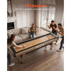 VEVOR 9 ft Shuffleboard Table, Scratch-Resistant Playfield for Smooth, Fast Puck Action, Pedestal Legs with Levelers for Optimum Stability, Shuffle Board w/ 8 Pucks, Wax, Brush, for Family Game Room