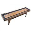 VEVOR 9 ft Shuffleboard Table, Scratch-Resistant Playfield for Smooth, Fast Puck Action, Pedestal Legs with Levelers for Optimum Stability, Shuffle Board w/ 8 Pucks, Wax, Brush, for Family Game Room