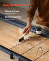 VEVOR 9 ft Shuffleboard Table, Scratch-Resistant Playfield for Smooth, Fast Puck Action, Pedestal Legs with Levelers for Optimum Stability, Shuffle Board w/ 8 Pucks, Wax, Brush, for Family Game Room