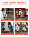 VEVOR Foosball Table - Relax anytime anywhere use cases infographic