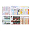 VEVOR Scrapbook Paper, 72 Sheets, 6 x 6 in Mixed Special Patterned Paper Set for VEVOR Die Cutting and Embossing Machine, Vibrant Color, for Decorations, Scrapbooking, Card Making, and DIY Crafting