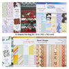 VEVOR Scrapbook Paper, 72 Sheets, 6 x 6 in Mixed Special Patterned Paper Set for VEVOR Die Cutting and Embossing Machine, Vibrant Color, for Decorations, Scrapbooking, Card Making, and DIY Crafting