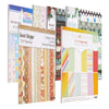 VEVOR Scrapbook Paper, 72 Sheets, 6 x 6 in Mixed Special Patterned Paper Set for VEVOR Die Cutting and Embossing Machine, Vibrant Color, for Decorations, Scrapbooking, Card Making, and DIY Crafting