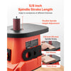 VEVOR Oscillating Spindle Sander, 2400RPM Benchtop Spindle Sander with 6 Sleeves (1/2"-3"), 5/8" Stroke, 15.6" x 11.6" Cast Iron Worktable for Furniture Finishing, Crafts Sanding, DIY Woodworking