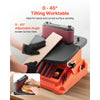 VEVOR Oscillating Belt and Spindle Sander, 2400RPM Benchtop Spindle Sander with 5/8" Stroke, 5 Sleeves (1/2" - 2") & 24" x 3.86" Sanding Belt for Woodworking, Furniture Finishing, DIY Projects