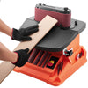 VEVOR Oscillating Belt and Spindle Sander, 2400RPM Benchtop Spindle Sander with 5/8" Stroke, 5 Sleeves (1/2" - 2") & 24" x 3.86" Sanding Belt for Woodworking, Furniture Finishing, DIY Projects