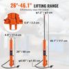 VEVOR Hydraulic Long Ram Jack, 8 Ton Engine Hoist Cylinder with Air Pump and Single Piston Pump, Hydraulic Ram Cylinder Clevis Base for Engine Lift Hoists, Garage/Shop Cranes, Mechanical, Farm