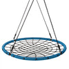 VEVOR Spider Web Saucer Swing, 40 Inch Round Swings for Kids Outdoor, 750lbs Weight Capacity Saucer Tree Swing, Stable Woven Rope Swing Seat with Tree Hanging Straps and Adjustable Multi-Strand Ropes