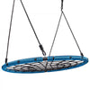 VEVOR Spider Web Saucer Swing, 40 Inch Round Swings for Kids Outdoor, 750lbs Weight Capacity Saucer Tree Swing, Stable Woven Rope Swing Seat with Tree Hanging Straps and Adjustable Multi-Strand Ropes
