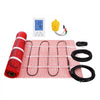VEVOR Floor Heating Mat, 20 Sq. ft, Electric Radiant In-Floor Heated Warm System with Digital Floor Sensing Thermostat, Includes Installation Monitor, Adhesive Back for Easy Installation on The Floor