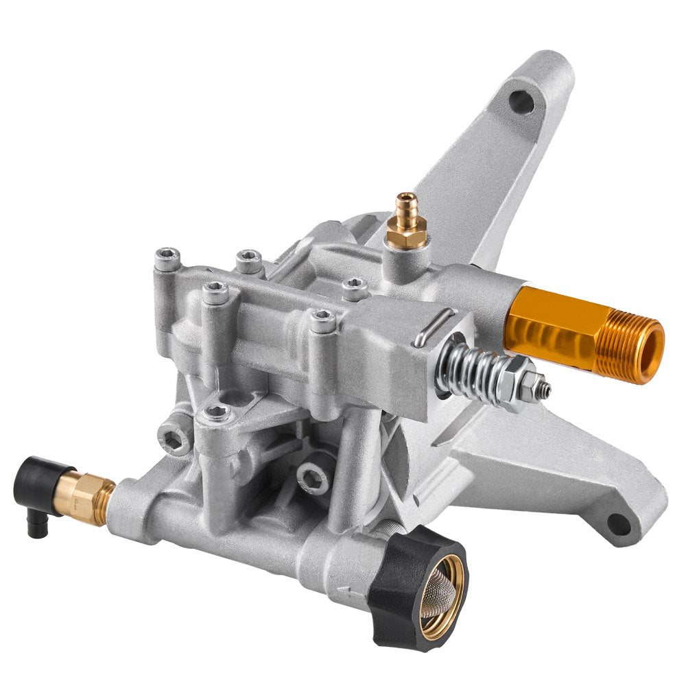 VEVOR Pressure Washer Pump, 7/8" Shaft Vertical, 3300 PSI, 3.0GPM, Replacement Power Washer Pumps Kit with 5 Nozzles, Hardware and Siphon Tube, Compatible with RYOBI, Honda, Briggs and Stratton