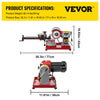 Vevor Circular Saw Blade Sharpener with 5 Centerings 370W 2850RPM New