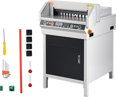 Vevor Electric Paper Cutter Heavy Duty Industrial Trimmer with Button Control New