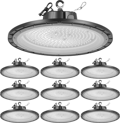 Vevor LED Shop Lights High Bay Super Bright 5000K 30,000 Lumens 200W 10-Pack New