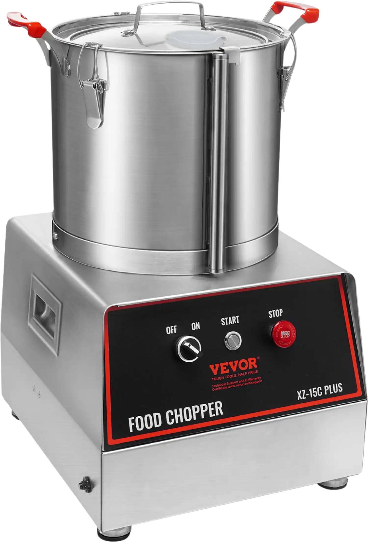 Vevor Food Processor and Vegetable Chopper 16 Quart Bowl 1400W New
