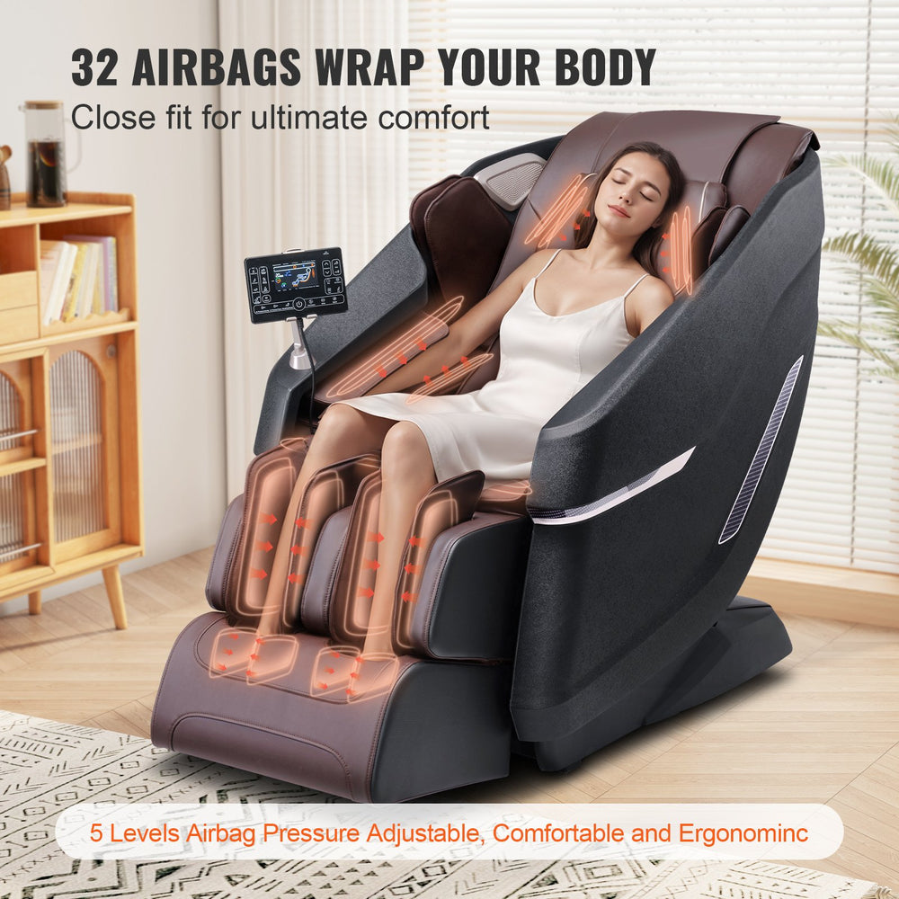 Vevor Massage Chair with Flexible SL-Track Full Body Zero Gravity Recliner New