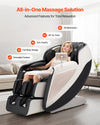 Vevor Full Body Massage Chair 3D Zero Gravity with SL Track 18 Auto Modes New