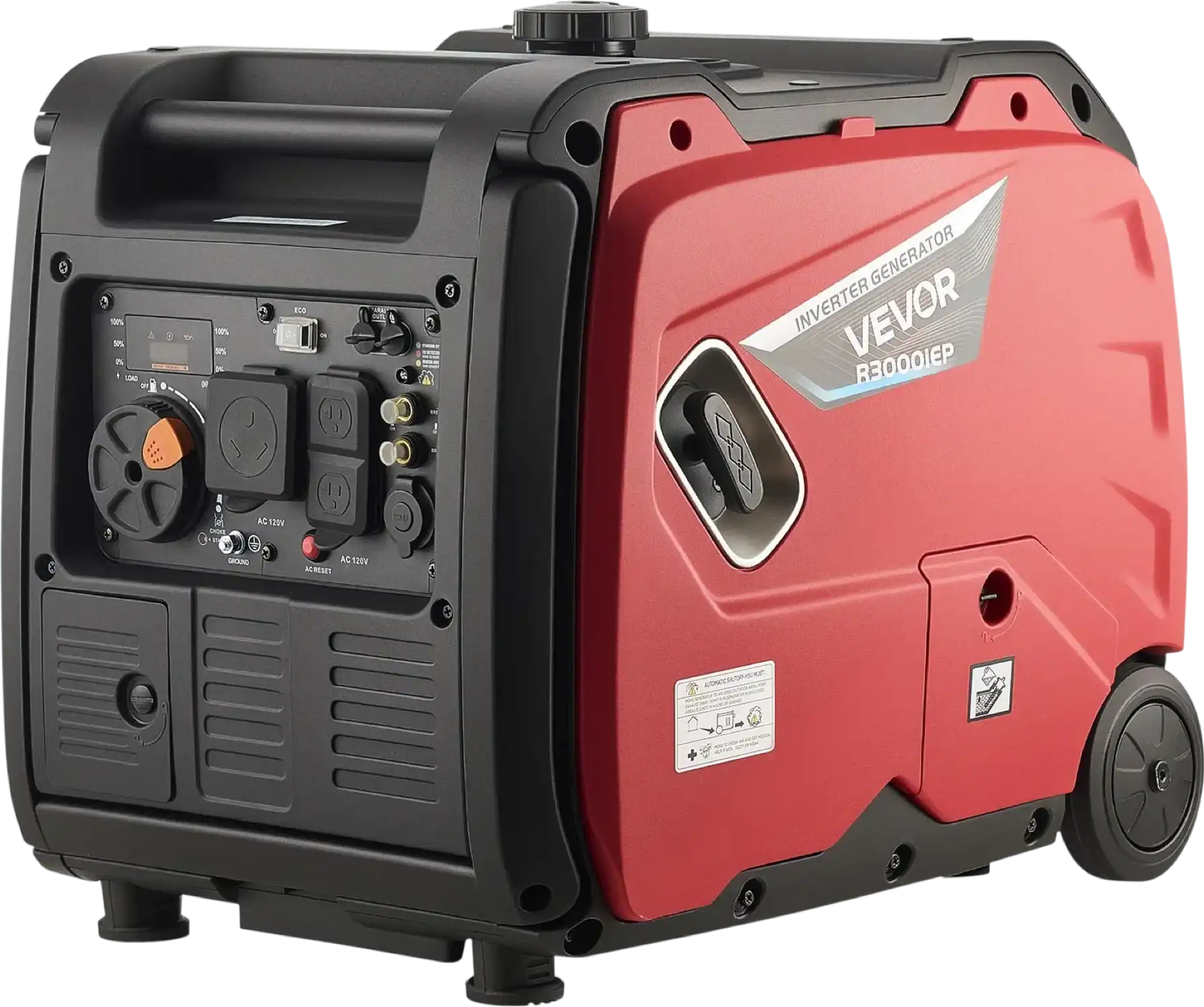 Vevor Inverter Generator 3200W/4200W Gas Electric Start CO Sensor 120V New