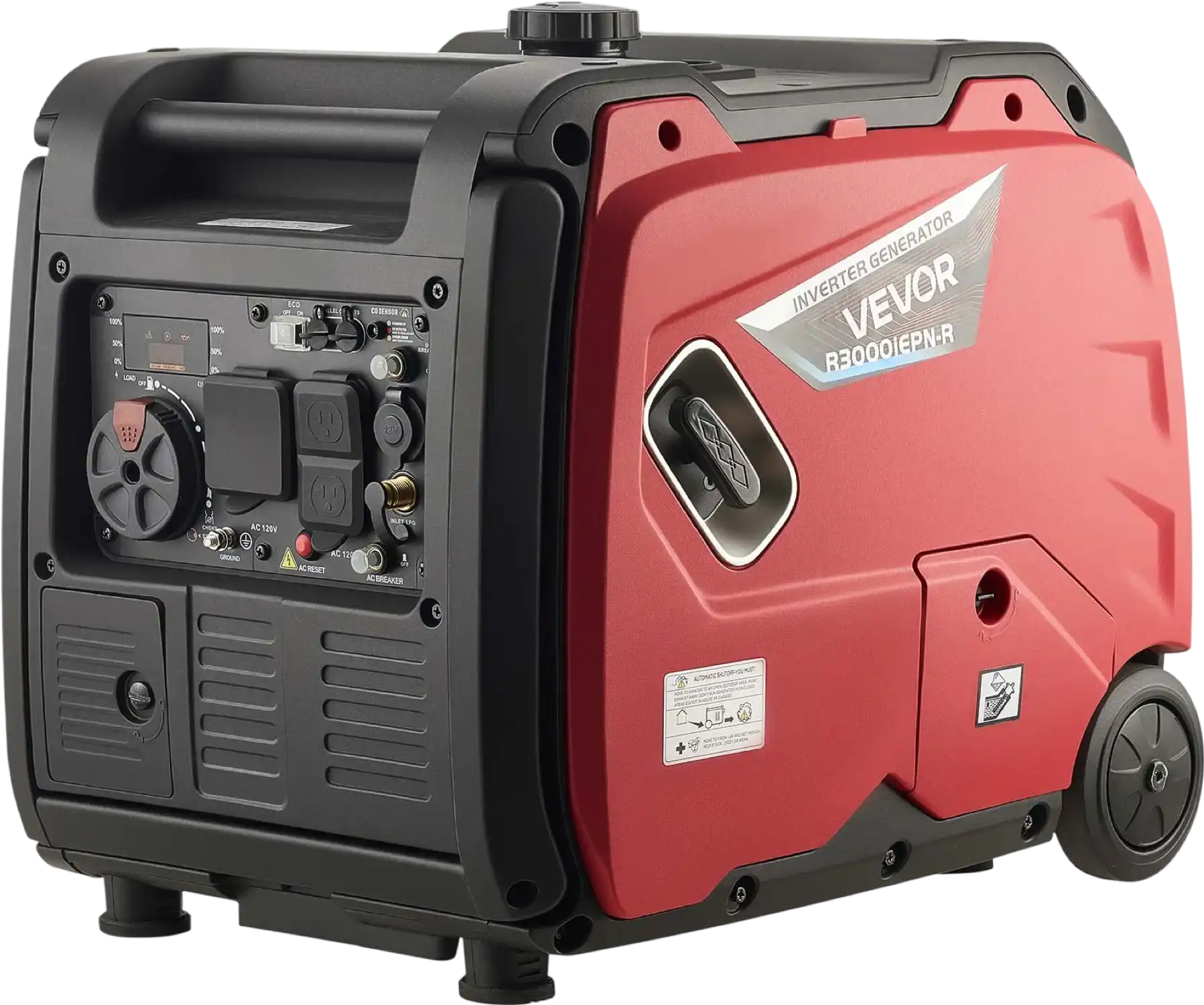 Vevor Inverter Generator 3200W/4200W Gas Propane Electric Start CO Sensor 120V New