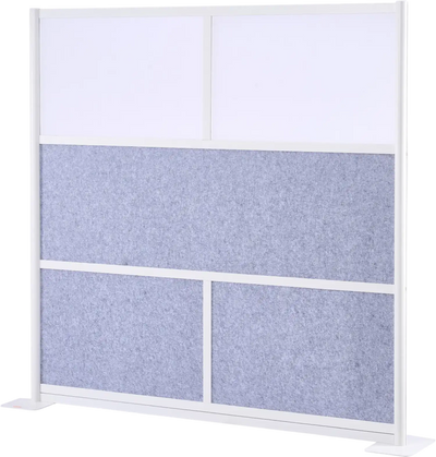 Vevor Office Divider Privacy Partition 70 x 70 in. with Frosted Windows New