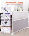 Vevor Office Divider Privacy Partition 72" x 48" with Frosted Windows 2-Pack New