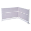 Vevor Office Divider Privacy Partition 72" x 48" with Frosted Windows 2-Pack New