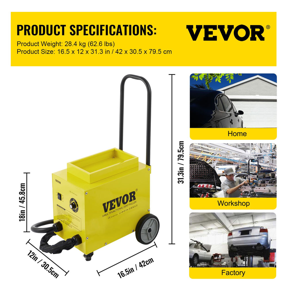 Vevor SG-7500 4.5kVA Dent Puller Spot Welder Machine Removal System Station New