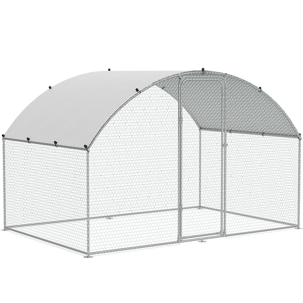 Vevor Chicken Coop 9.8' x 6.5' x 6.5' Dome Walk-in Run Waterproof Cover New