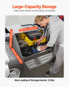 Vevor Semi-Truck Step Tool Box 31 x 30 x 19 in. Aluminum Diamond Plate New