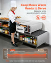 Vevor Electric Drawer Warmer Stainless Steel Narrow Freestanding 85-185°F 500W New