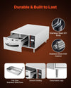 Vevor Electric Drawer Warmer Stainless Steel Narrow Freestanding 85-185°F 500W New