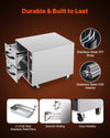Vevor Electric Food Warmer Two Drawer Full Size Pan Cabinet 85-185°F 1000W New