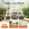Vevor Sports Tent 15' x 15' Weatherproof Pop-Up Shelter for 12-15 People New
