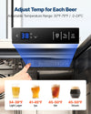 Vevor Beer Kegerator Dispenser Triple Tap Full Keg 160L Capacity with Temp Control New
