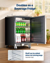 Vevor Beer Kegerator Dispenser Triple Tap Full Keg 160L Capacity with Temp Control New
