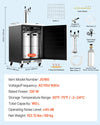 Vevor Beer Kegerator Dispenser Triple Tap Full Keg 160L Capacity with Temp Control New