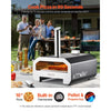 Vevor Pizza Oven 16 in. Dual Fuel Wood Propane with Thermometer New