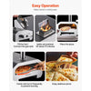 Vevor Pizza Oven 16 in. Dual Fuel Wood Propane with Thermometer New